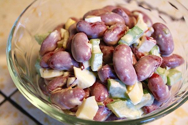 ensalada de frijoles rojos