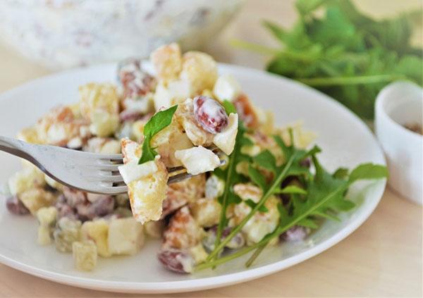 salade aux haricots et légumes