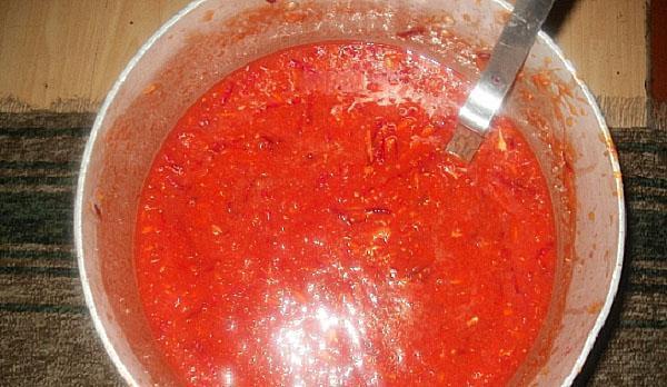 mezclar todos los ingredientes y hervir