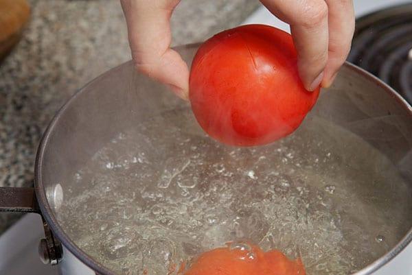 blanquear tomates