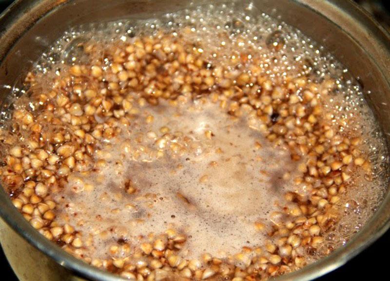 cocinar el trigo sarraceno sin revolver