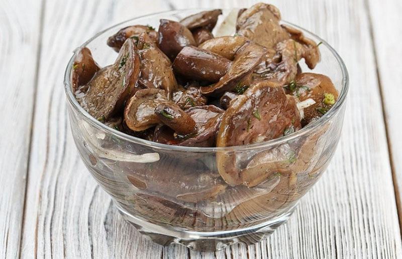 champignons marinés recettes pour la cuisson du beurre