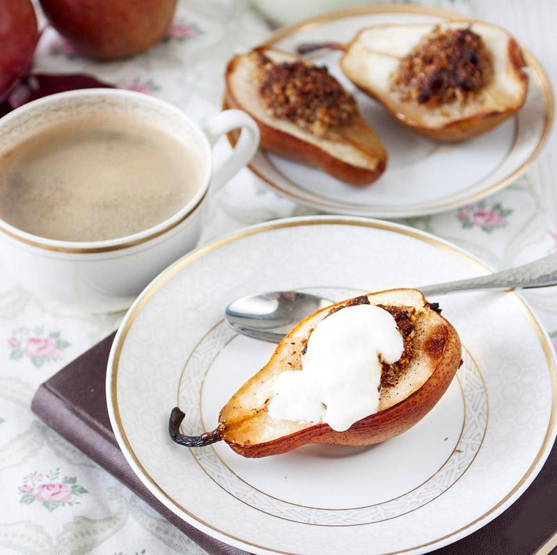 postre de pera