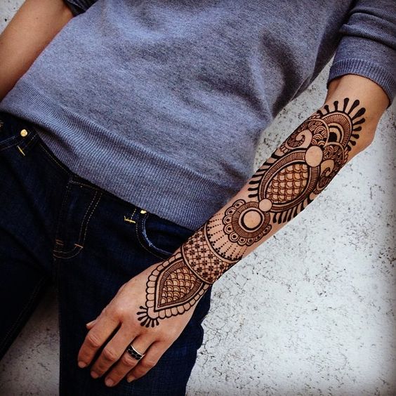 Henna Tattoo Designs - TOP 140 Designs und Ideen für Henna-Liebhaber