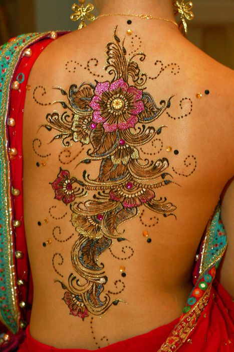 Henna Tattoo Designs - TOP 140 Designs und Ideen für Henna-Liebhaber