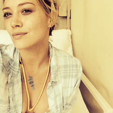 Hilary Duff Instagram-Selfie