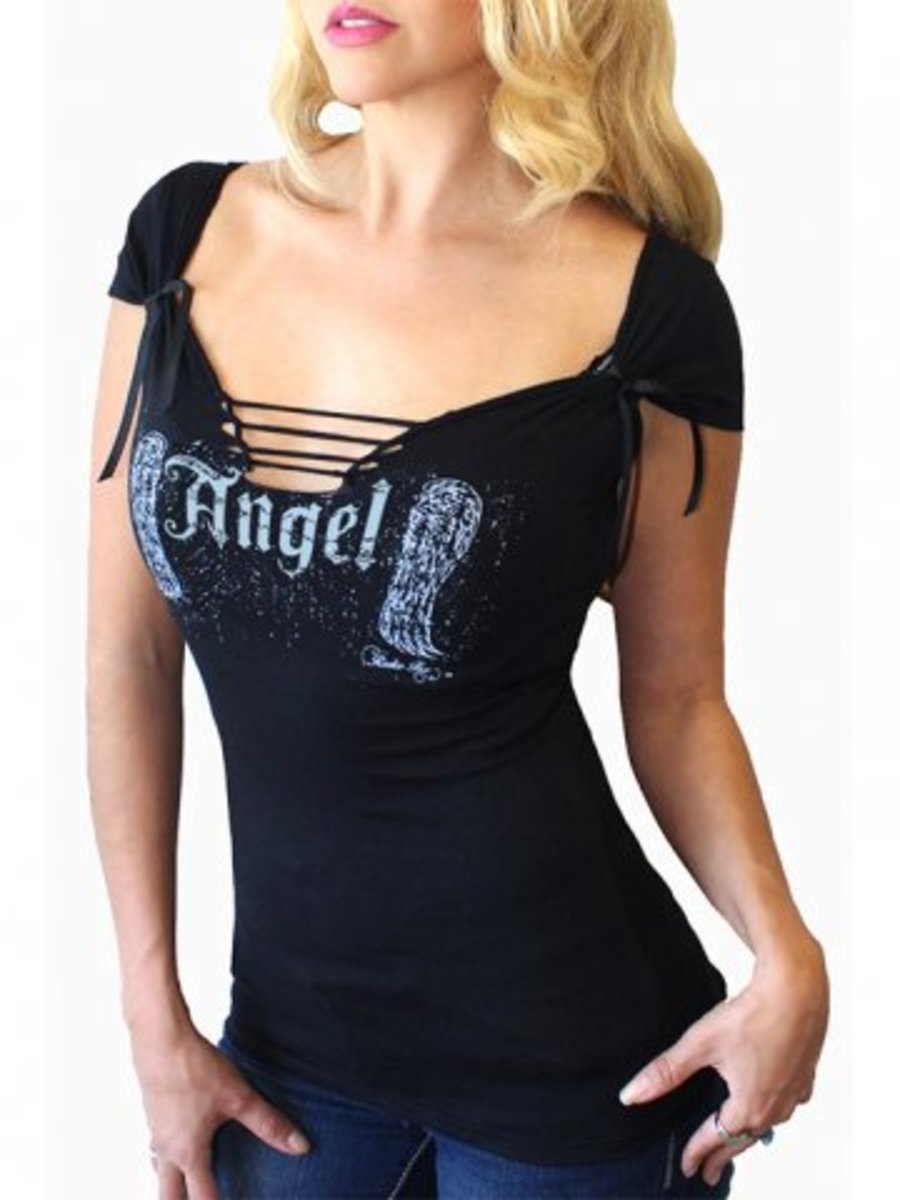 Angel Slashed Top