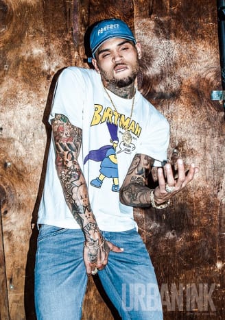 Bild von Chris Brown aus seinem Feature in der Mai 2016-Ausgabe von Urban Ink. Foto: Miguel Starcevich.