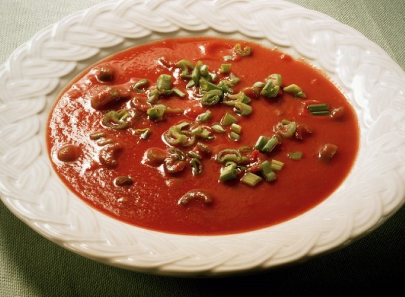 sopa de tomate congelada