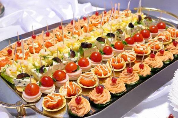 brocheta de aperitivos