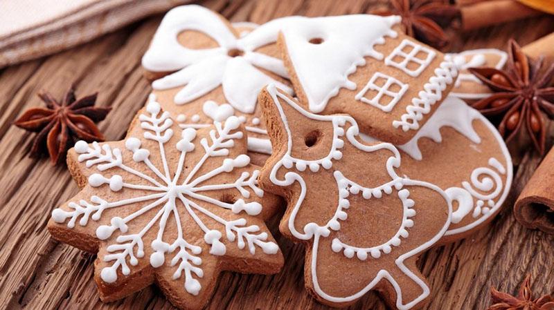 décoration de biscuits au pain d'épice