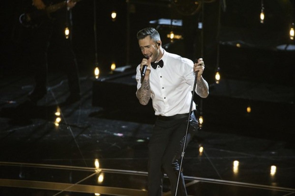 Adam Levine na 87. ročníku udílení Oscarů