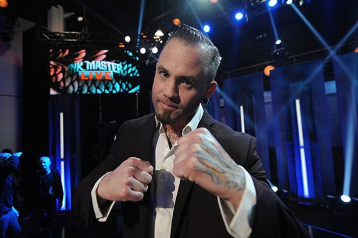 Chicagos Scott Marshall posiert für die Kameras im
