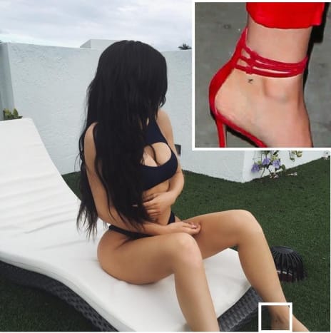 Kylie-Jenner-Knöchel-Tattoo