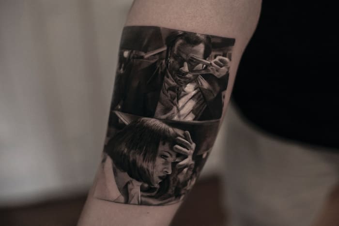 Mein ganzes Leben lang zeichne ich mit meinem einfachen Bleistift, ich denke, deshalb Schwarz und Grau Und natürlich bleibt Schwarz und Grau für mich für immer und wird nie alt.