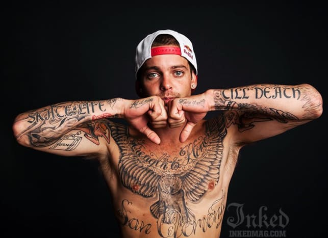 Inked Exclusive: Ryan Scheckler يستعرض وشومه