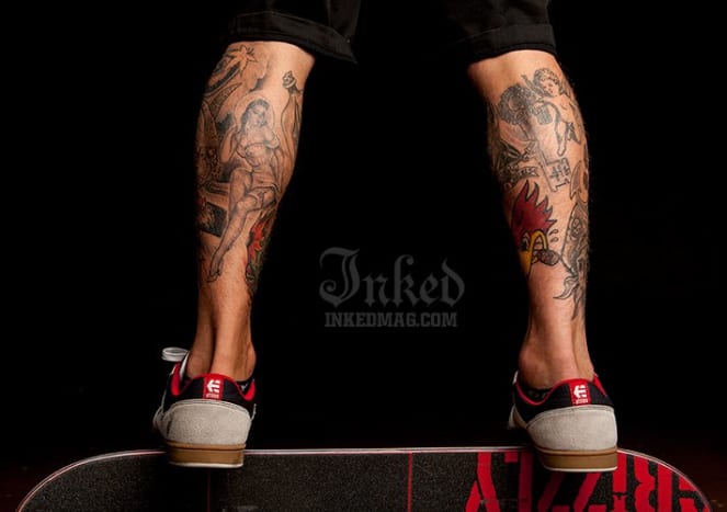 Inked Exclusive: Ryan Schecklers tätowierte Waden