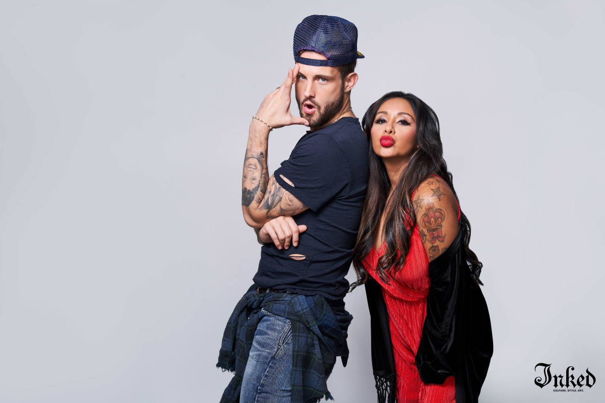 Snooki, Snooki and Nico, Nicole Polizzi, Nico Tortorella, How Far is Tattoo Far, Snooki MTV, Just Tattoo of Us, Jersey Shore, Jerzdays, Inked Magazine, Inked Mag, Snooki tattoos, Nico tattoos, MTV Younger