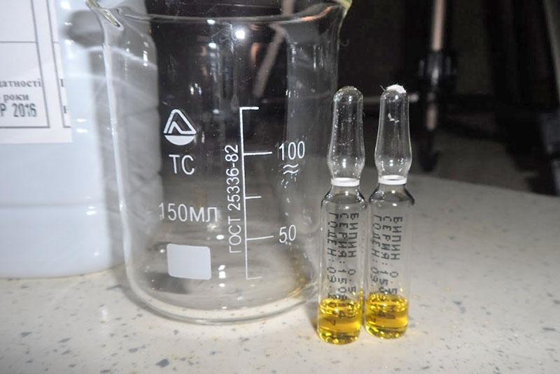 ampoules bipines