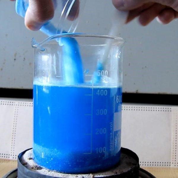 solución de sulfato de cobre