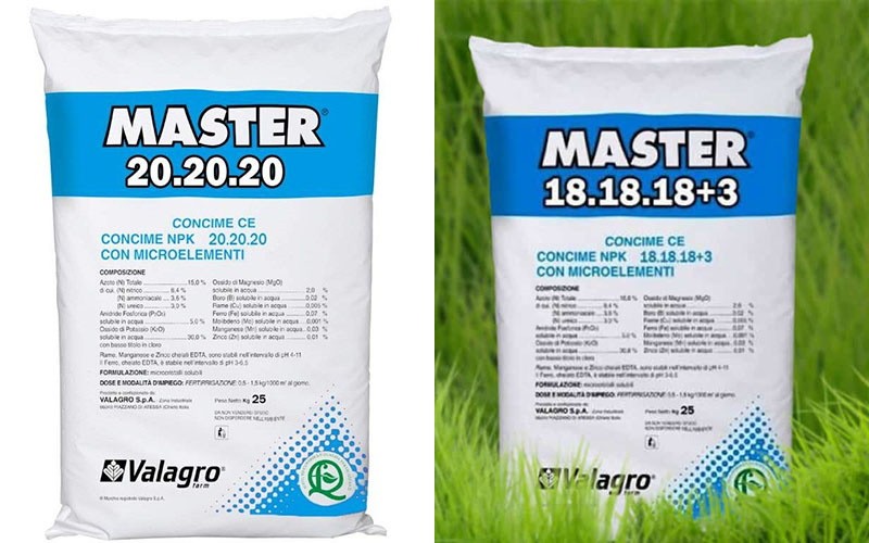 engrais Master 20.20.20 et 18.18.18 + 3