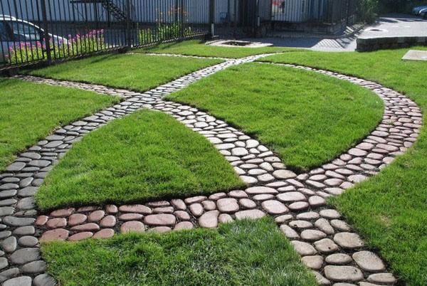 allées de jardin combinées
