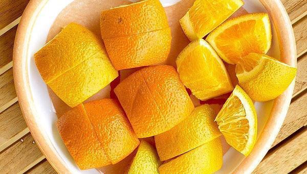 cortar una naranja