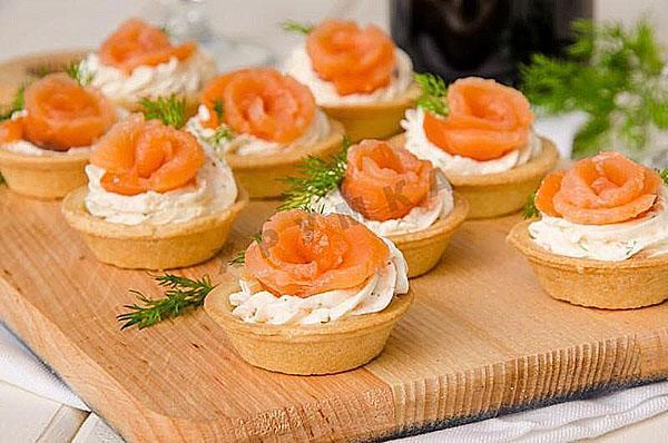 tartaletas de salmón