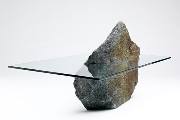 Table en pierre de béton