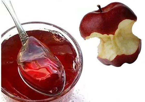 Gelatina de residuos de manzana