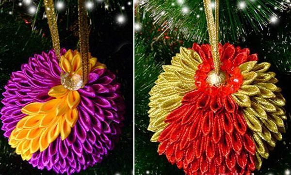 boules originales pour le sapin de Noël