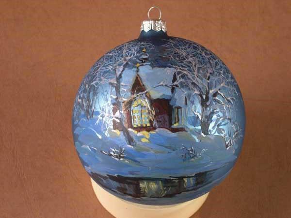 boule de Noël décorée