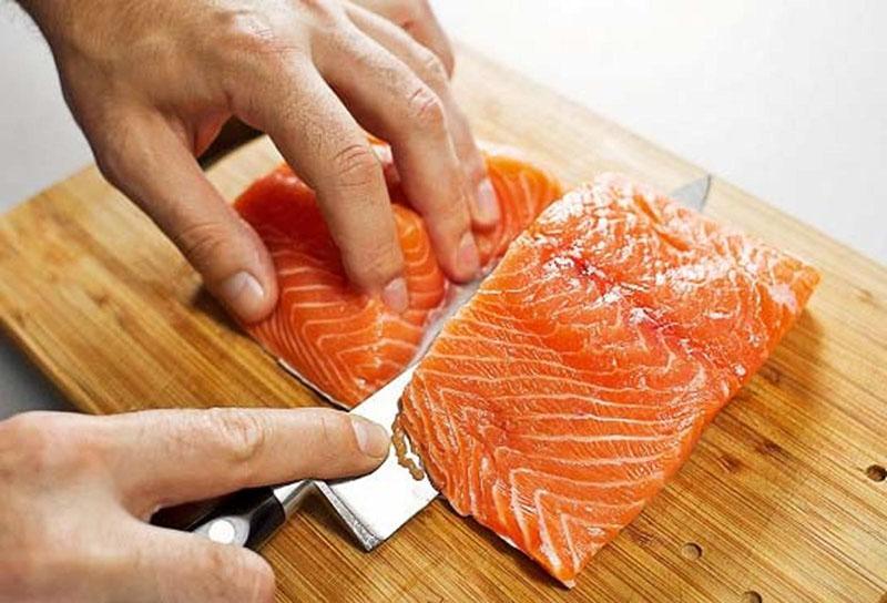 picar el pescado