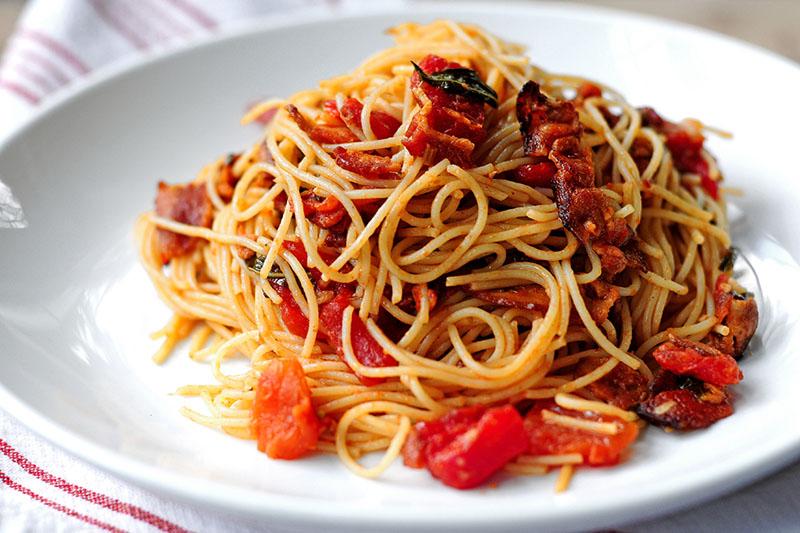recetas de tocino pasta italiana