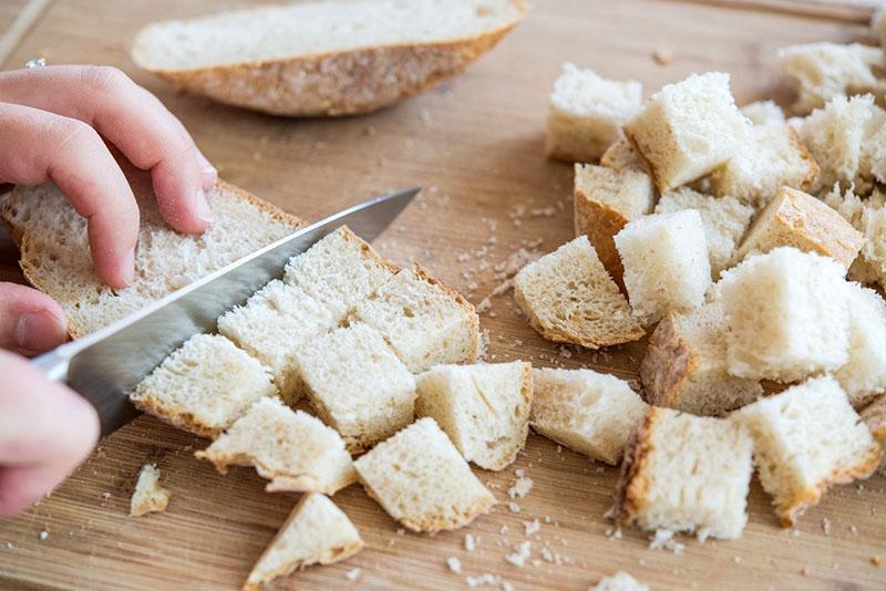 rebanar y freír pan