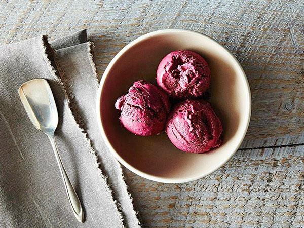 helado de bayas