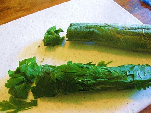 Utiliser des légumes verts surgelés