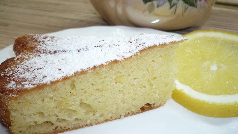 receta de tarta de limón y maná