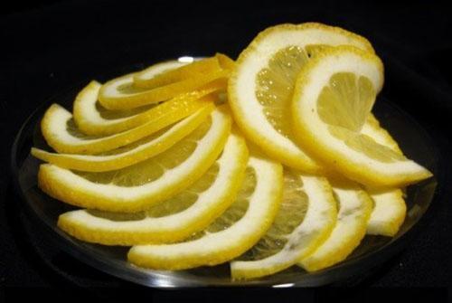 tranche de citron pour confiture