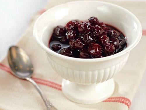 mermelada de cereza para el invierno