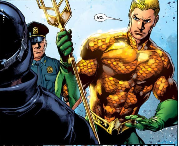 طوال العصر الفضي لإحياء الكتاب الهزلي ، كان Aquaman معروفًا بالعضو المؤسس لـ Justice League ثم في التسعينيات حصل على اعتراف كملك Atlantis.