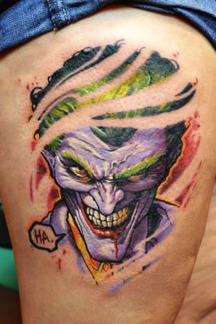 Někdy je pro člověka hrajícího Jokera nemožné získat hrozbu, kterou vidíte v komiksech.