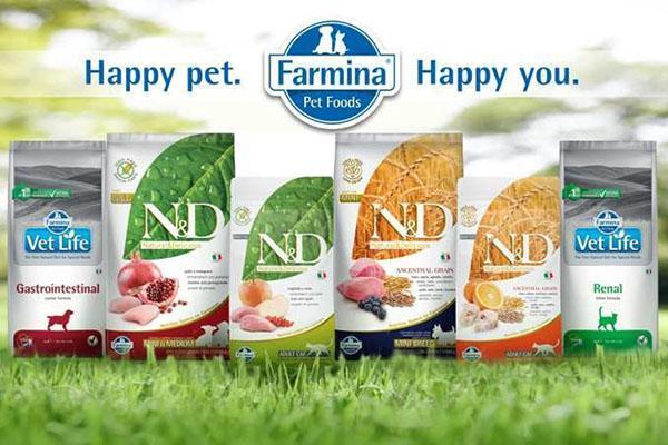 Nourriture Farmina pour chiens et chats