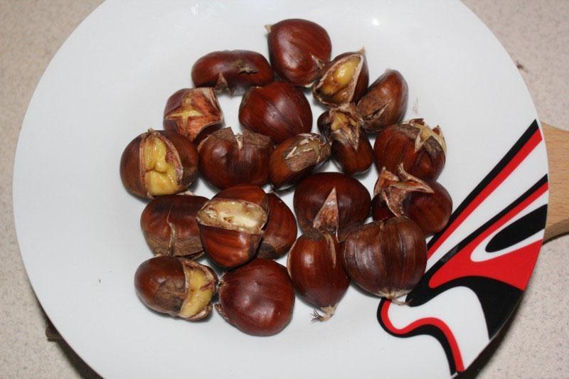 cómo cocinar castañas en una olla de cocción lenta