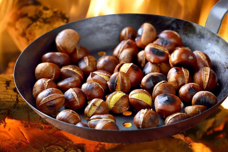 castañas asadas