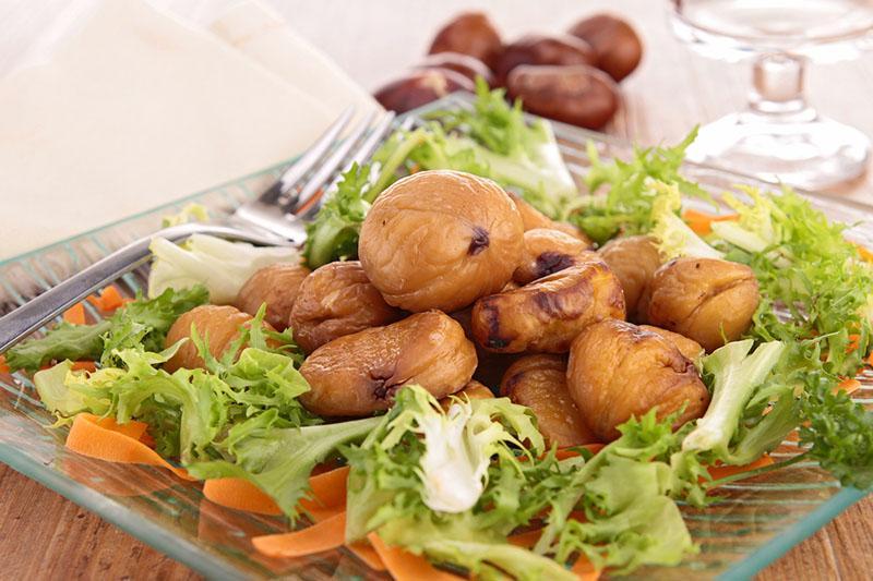 ensalada de castañas