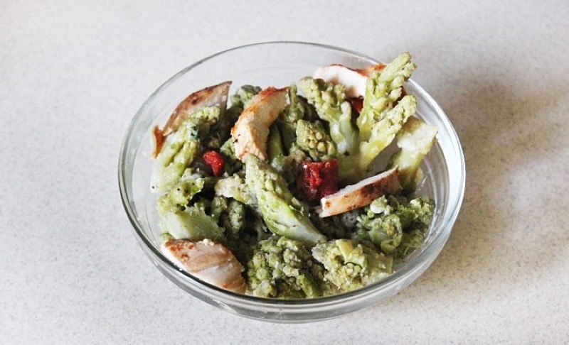 ensaladas de verduras con col romanesco