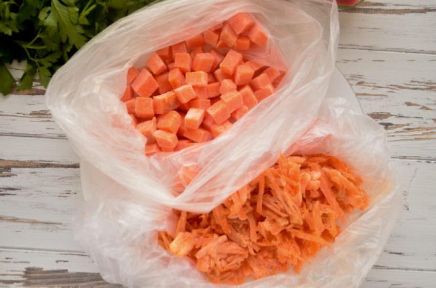 congeler des carottes