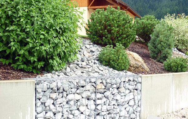 mur de soutènement en gabions