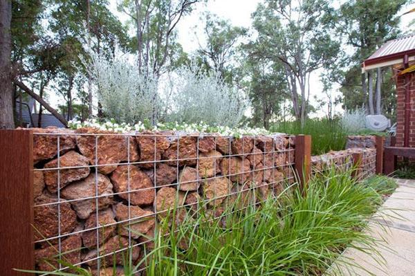 gabions remplis de pierre